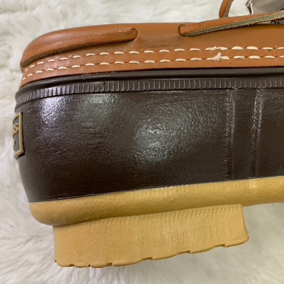 Bean Boots by L.L. Bean Mens 175061 Rubber Moccasins Waterproof Size 8 - Picture 10 of 14